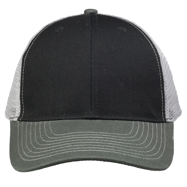 Cotton and Mesh Baseball Cap