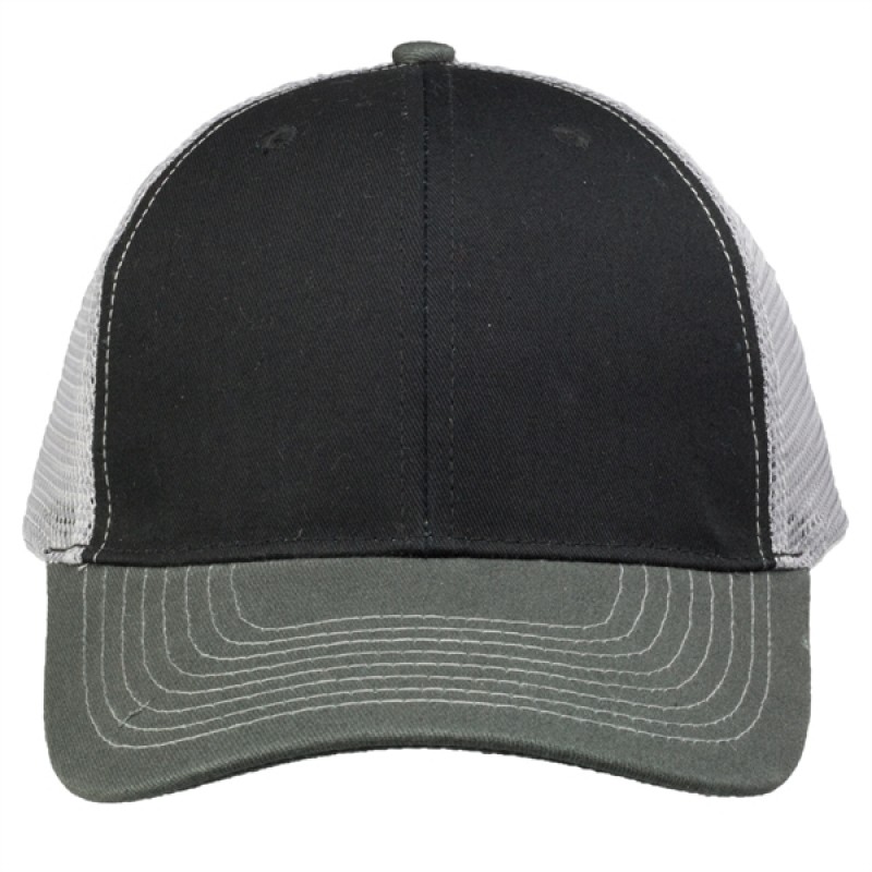 Cotton and Mesh Baseball Cap 