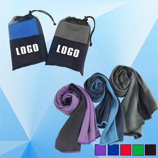 Cooling Towel & Quick Dry Mesh Pouch