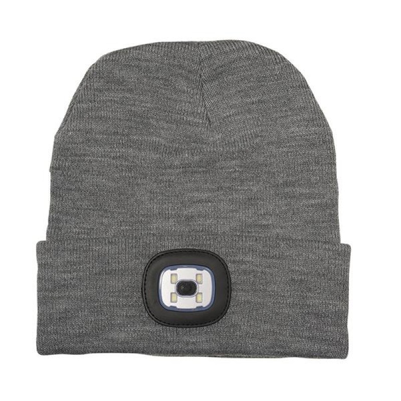 Acrylic beanie with LED lights 
