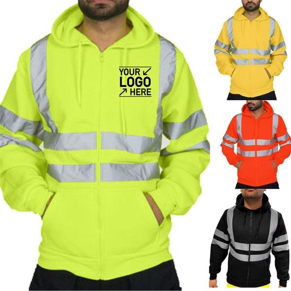 Reflective visibility hoodies