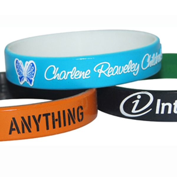 Dual Layered Color Coat Wristband 