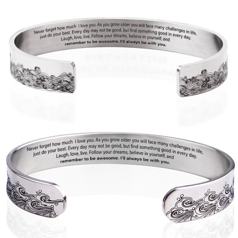 Stainless Steel Open Bracelet 
