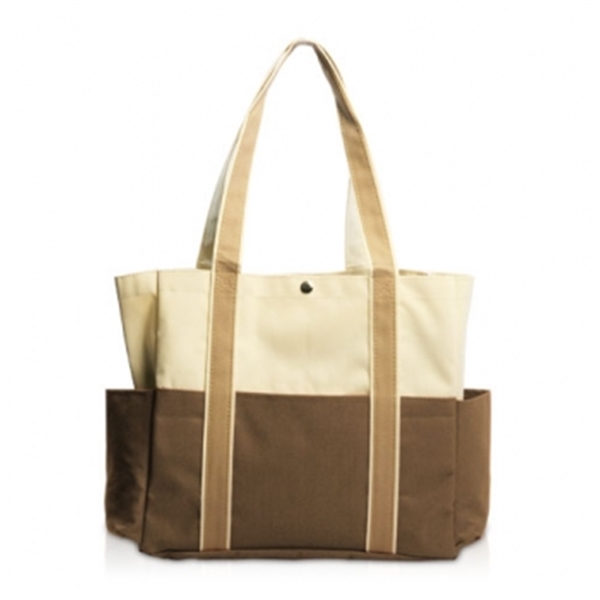 Dual Color Shoulder Tote Bags
