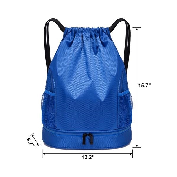 Dry and Wet Separation Drawstring Backpack