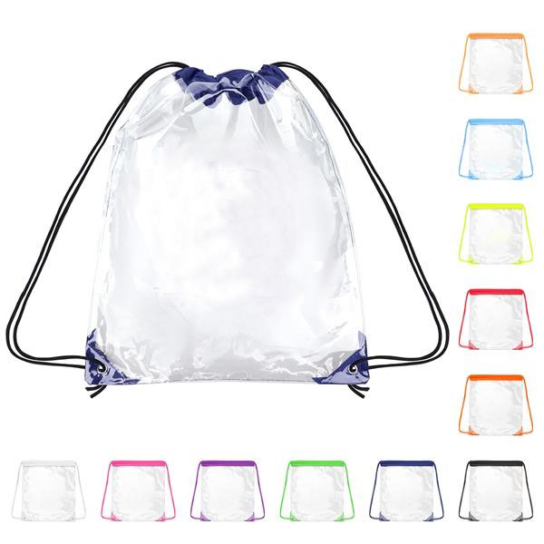 Clear Stadium Drawstring Backpack