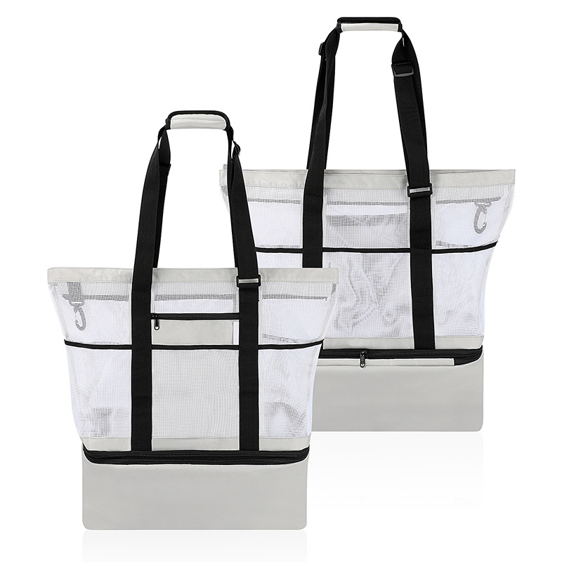 2 in 1 Mesh Beach Tote and Cooler 