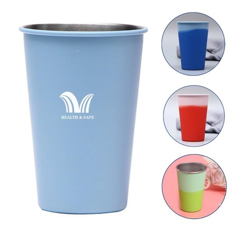 Stainless Steel Color Changing Cups 