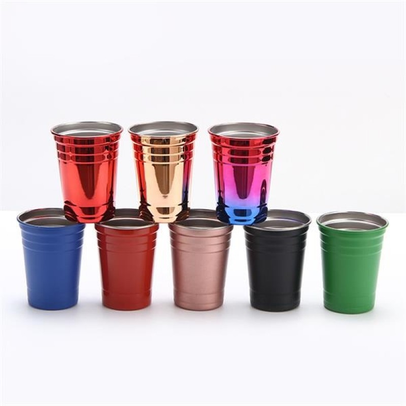 16 Oz. Stainless Steel beer Cup 