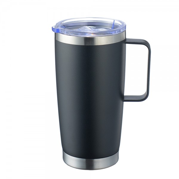 20oz Vacuum Insulated Stainless Steel Tumbler with Handle