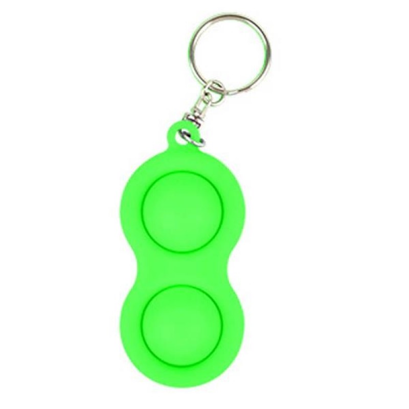 Push Pop Bubble Fidget Toy Key Ring 