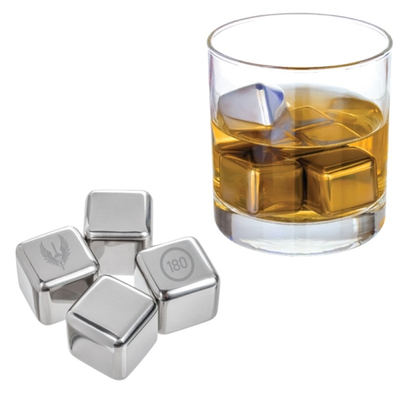 2 Packs Reusable Whiskey Ice Cube Stones 