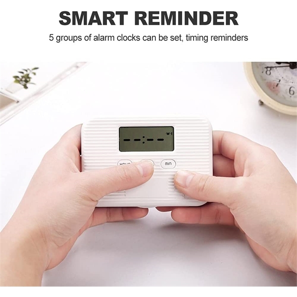 Electronic Dispenser Digital Pill Organizer Automatic Alarm