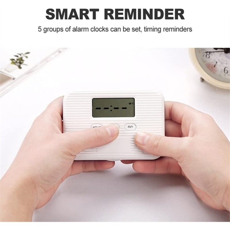 Electronic Dispenser Digital Pill Organizer Automatic Alarm 