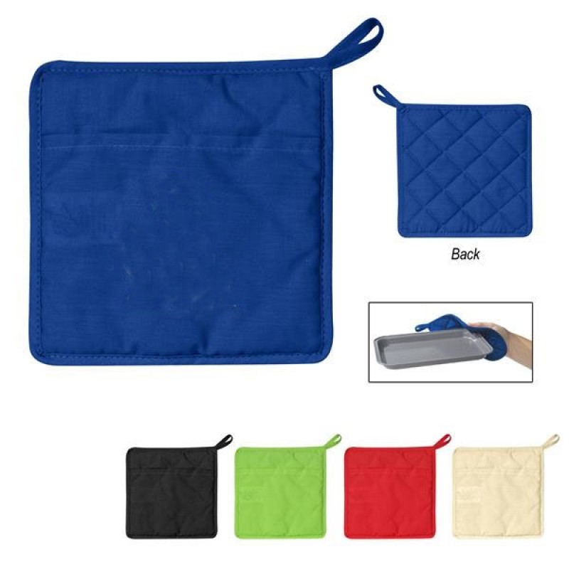 Quilted Cotton Canvas Pot Holder 