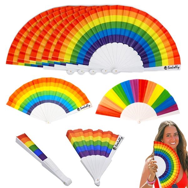 Pride Rainbow Fans