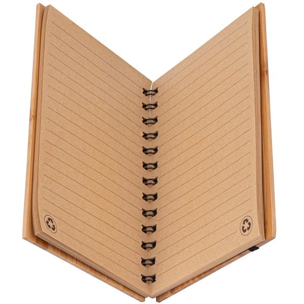 Eco-Friendly Bamboo Cover Notebook 