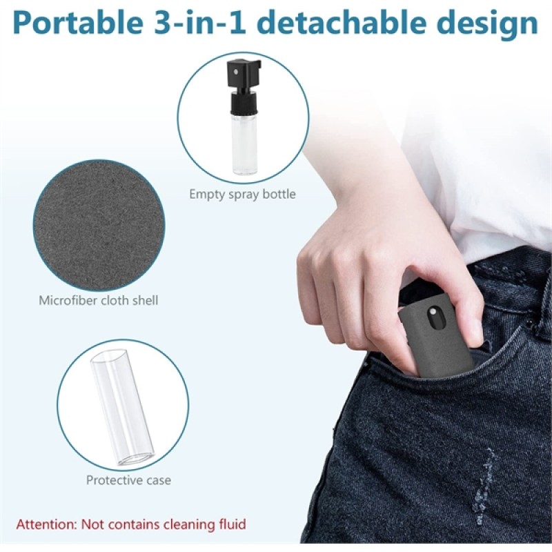 2 in 1 Screen Spray & Wipe Cleaner 