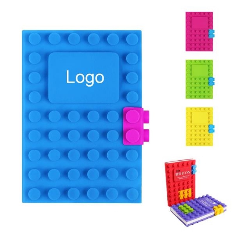 Silicone Building Block Notebook 