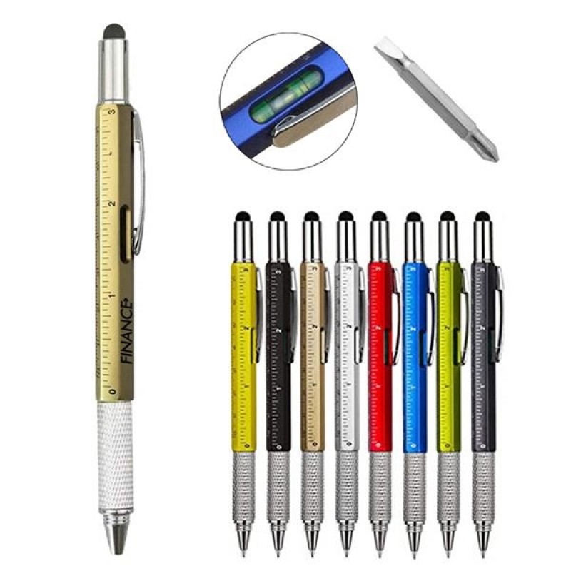 Multi Functional Screwdriver Tool Pen W/ Scale Ruler