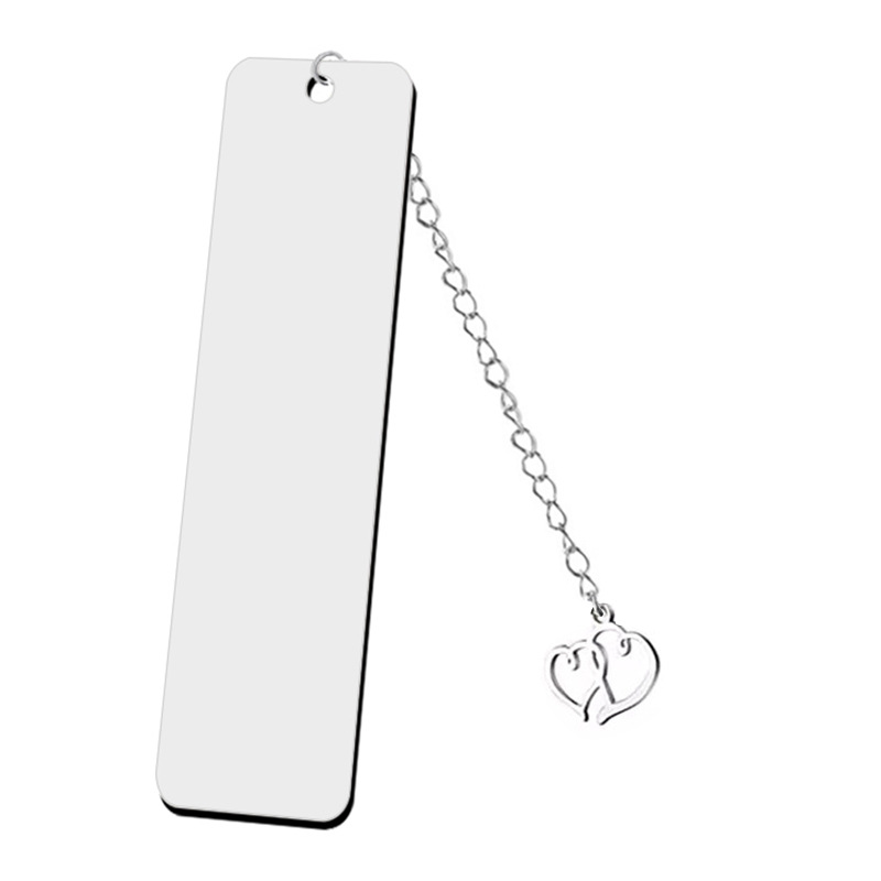 Colorful Imprint Stainless Steel Bookmark 