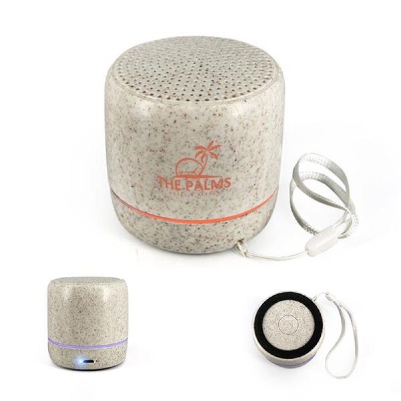 Mini Wheat Straw Bluetooth Speaker