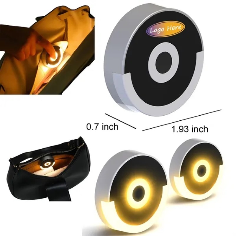 Touch-Sensitive Clip-On LED Light for Bags