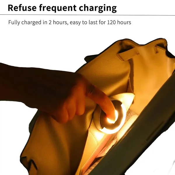 Touch-Sensitive Clip-On LED Light for Bags