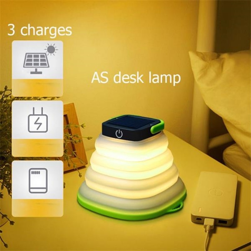 Collapsible LED Solar Camping Lantern 